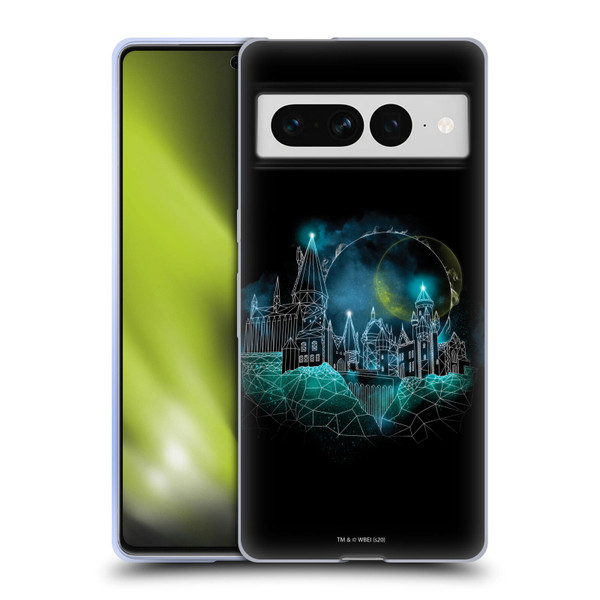 Harry Potter Deathly Hallows XVIII Hogwarts Soft Gel Case for Google Pixel 7 Pro