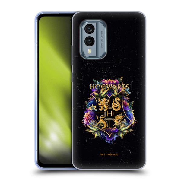 Harry Potter Deathly Hallows XXXI Hogwarts Crest 1 Soft Gel Case for Nokia X30