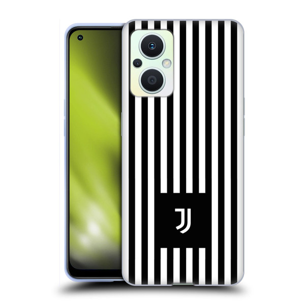Juventus Football Club Lifestyle 2 Black & White Stripes Soft Gel Case for OPPO Reno8 Lite