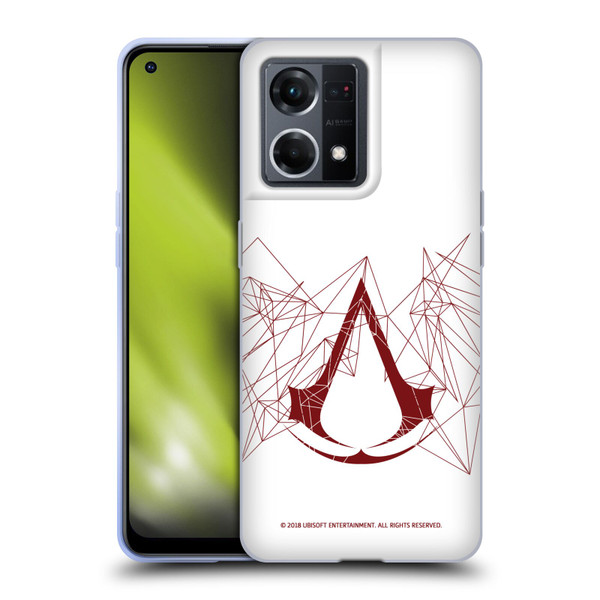 Assassin's Creed Logo Geometric Soft Gel Case for OPPO Reno8 4G
