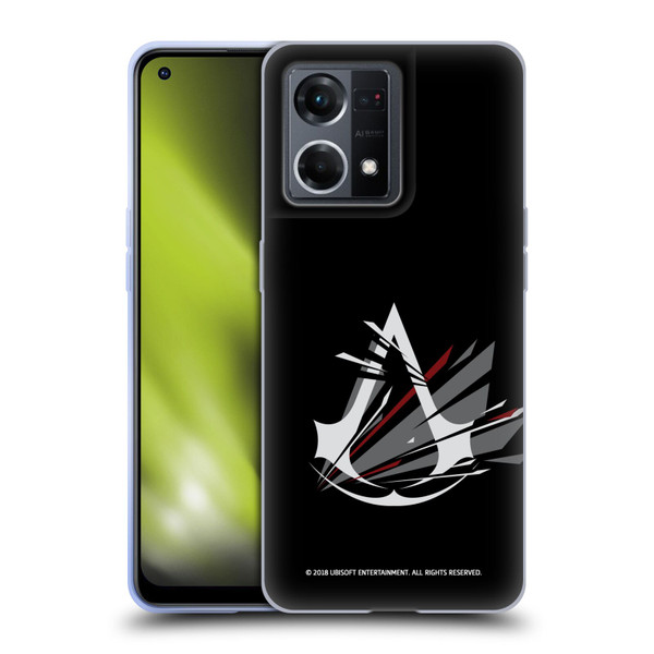 Assassin's Creed Logo Shattered Soft Gel Case for OPPO Reno8 4G