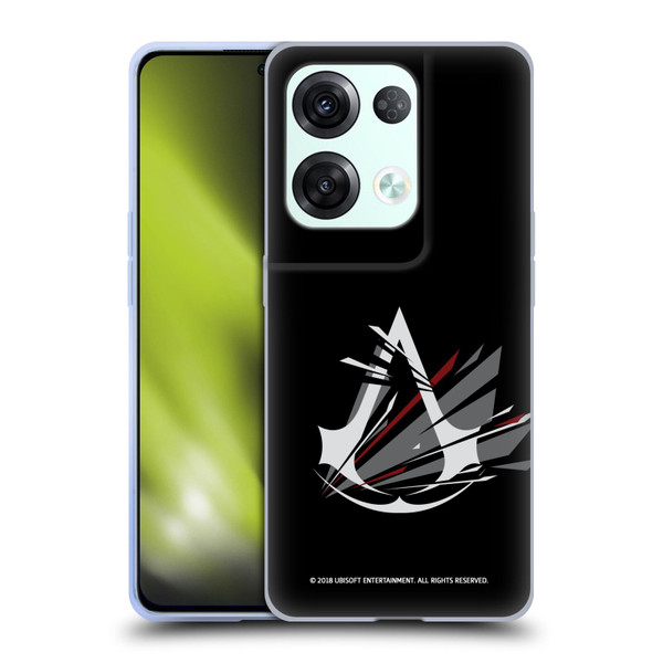 Assassin's Creed Logo Shattered Soft Gel Case for OPPO Reno8 Pro
