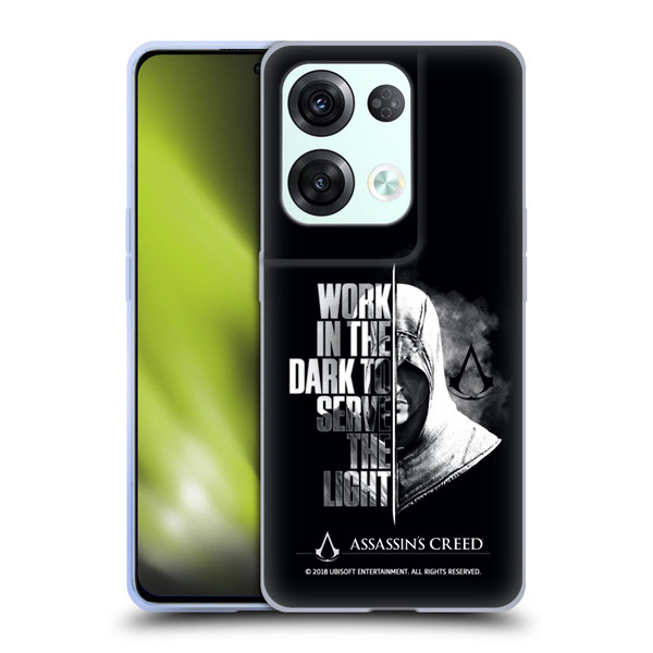 Assassin's Creed Legacy Typography Half Soft Gel Case for OPPO Reno8 Pro