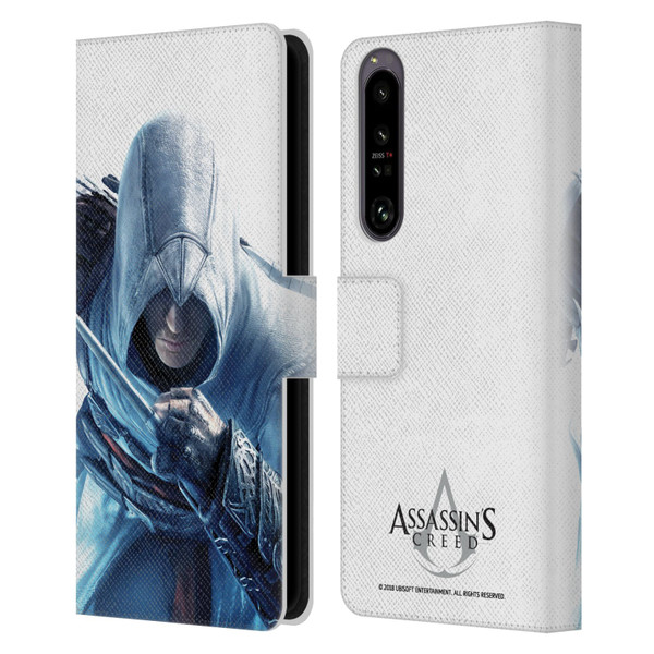 Assassin's Creed Key Art Altaïr Hidden Blade Leather Book Wallet Case Cover For Sony Xperia 1 IV