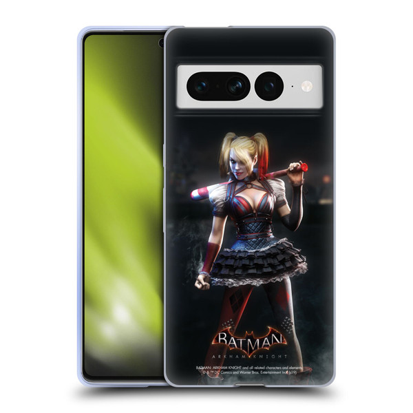 Batman Arkham Knight Characters Harley Quinn Soft Gel Case for Google Pixel 7 Pro