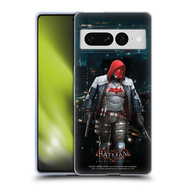 Batman Arkham Knight Characters Red Hood Soft Gel Case for Google Pixel 7 Pro