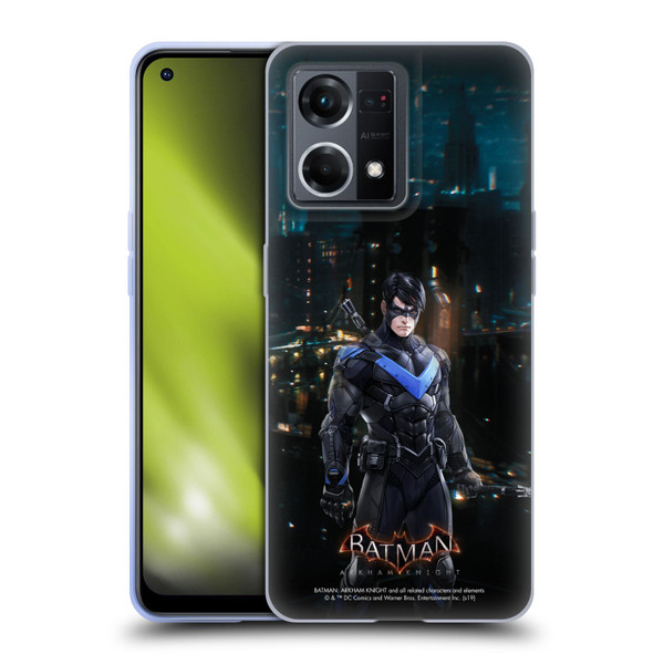 Batman Arkham Knight Characters Nightwing Soft Gel Case for OPPO Reno8 4G