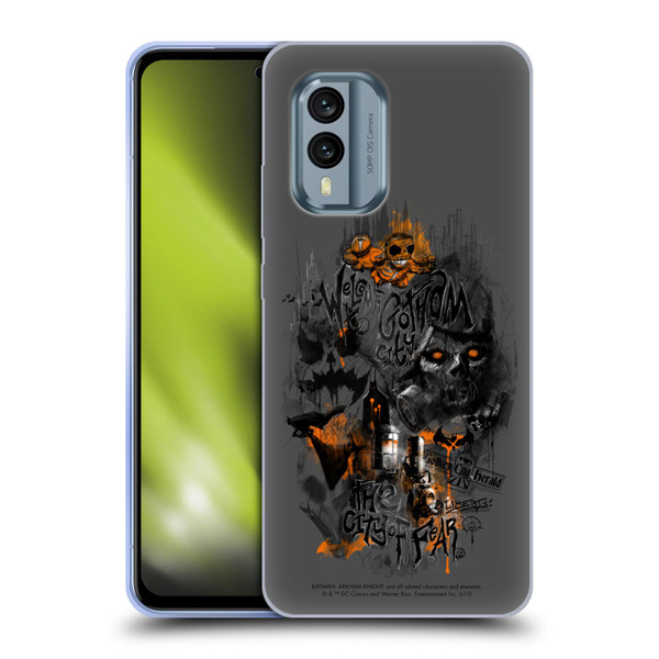 Batman Arkham Knight Graphics City Of Fear Scarecrow Soft Gel Case for Nokia X30