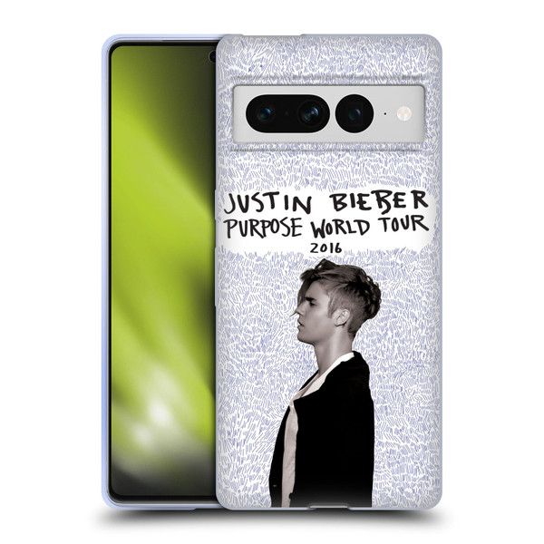 Justin Bieber Purpose World Tour 2016 Soft Gel Case for Google Pixel 7 Pro