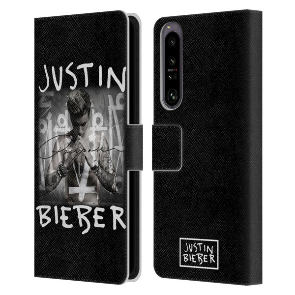Justin Bieber Purpose Album Cover Leather Book Wallet Case Cover For Sony Xperia 1 IV