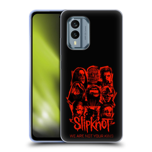 Slipknot We Are Not Your Kind Red Patch Soft Gel Case for Nokia X30
