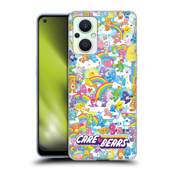 Care Bears 40th Anniversary Rainbow Soft Gel Case for OPPO Reno8 Lite