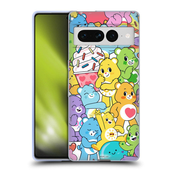 Care Bears Sweet And Savory Character Pattern Soft Gel Case for Google Pixel 7 Pro