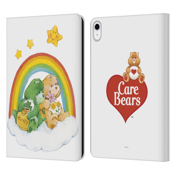 Care Bears Classic Rainbow 2 Leather Book Wallet Case Cover For Apple iPad 10.9 (2022)