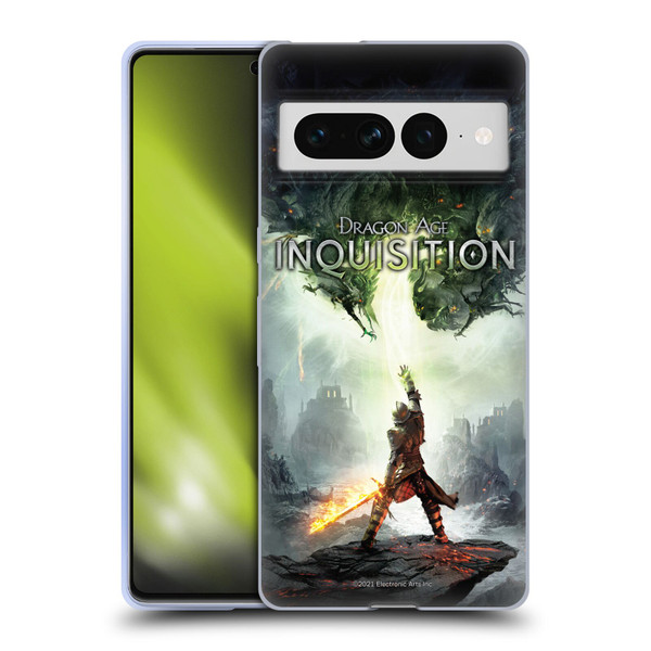 EA Bioware Dragon Age Inquisition Graphics Key Art 2014 Soft Gel Case for Google Pixel 7 Pro