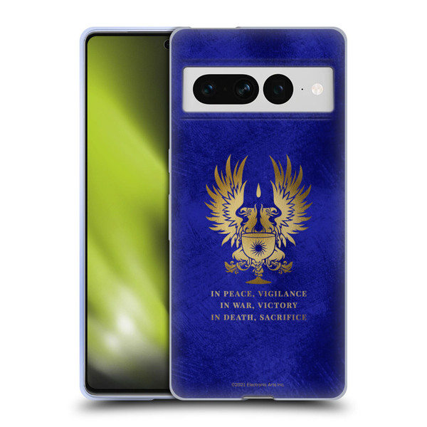 EA Bioware Dragon Age Heraldry Grey Wardens Gold Soft Gel Case for Google Pixel 7 Pro