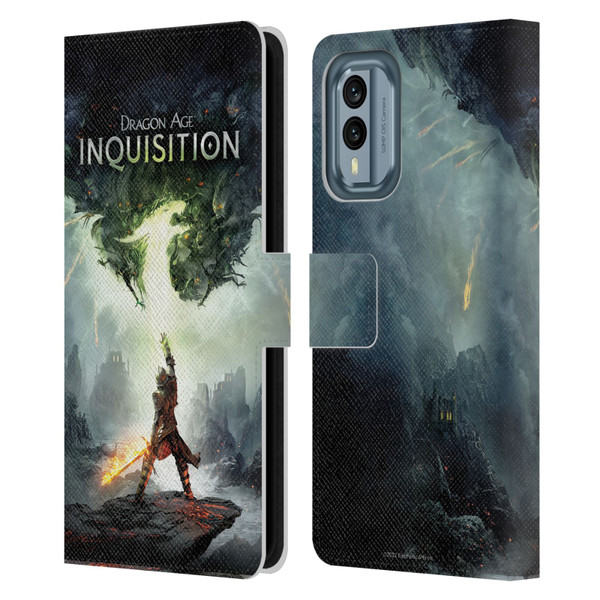 EA Bioware Dragon Age Inquisition Graphics Key Art 2014 Leather Book Wallet Case Cover For Nokia X30