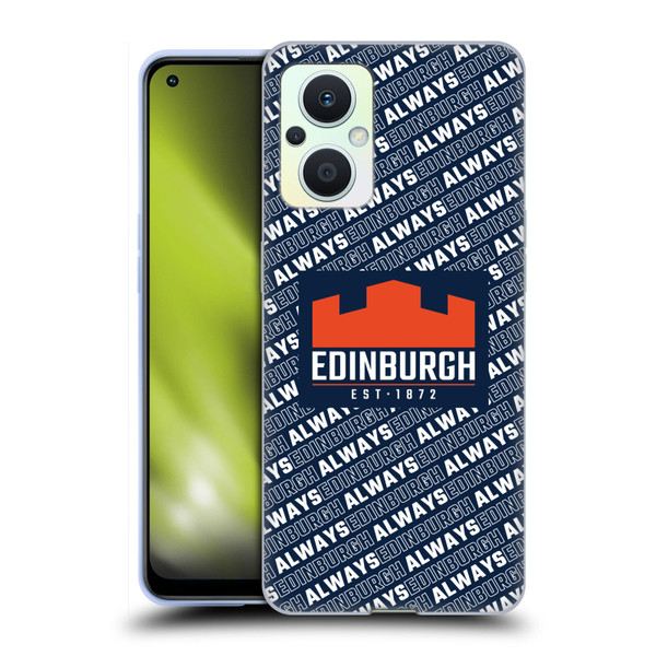 Edinburgh Rugby Graphics Logo Pattern Soft Gel Case for OPPO Reno8 Lite