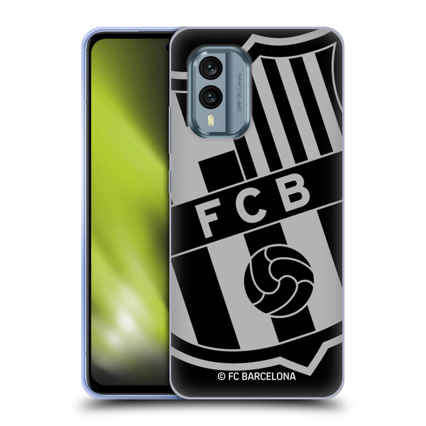FC Barcelona Crest Oversized Soft Gel Case for Nokia X30