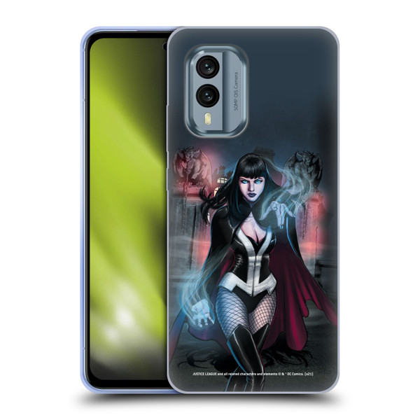 Justice League DC Comics Dark Comic Art Zatanna Futures End #1 Soft Gel Case for Nokia X30