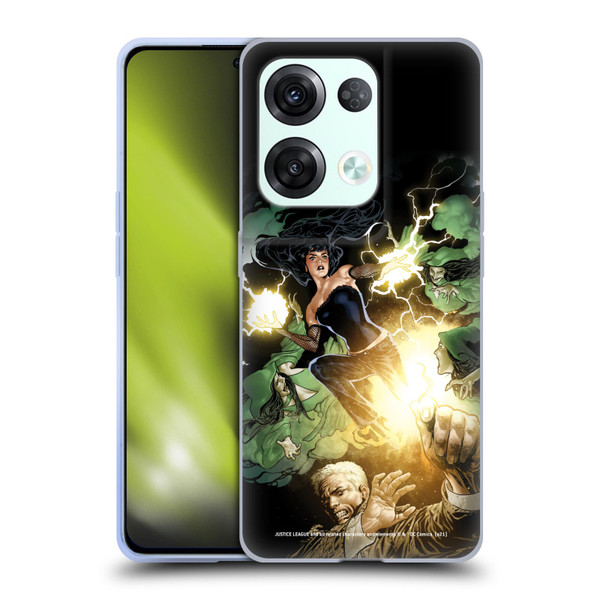 Justice League DC Comics Dark Comic Art Constantine and Zatanna Soft Gel Case for OPPO Reno8 Pro