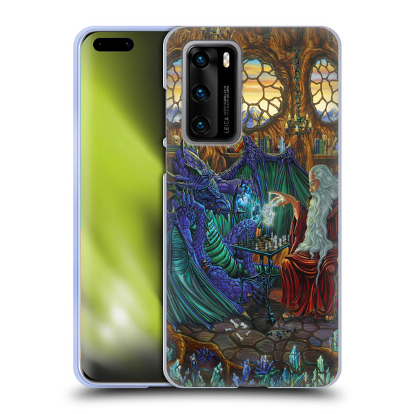 Ed Beard Jr Dragon Friendship Wizard & Dragon Soft Gel Case for Huawei P40 5G