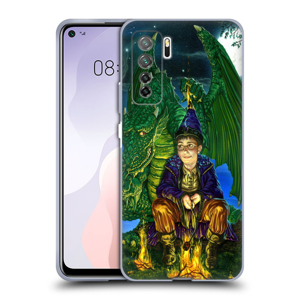 Ed Beard Jr Dragon Friendship Oops Said Soft Gel Case for Huawei Nova 7 SE/P40 Lite 5G