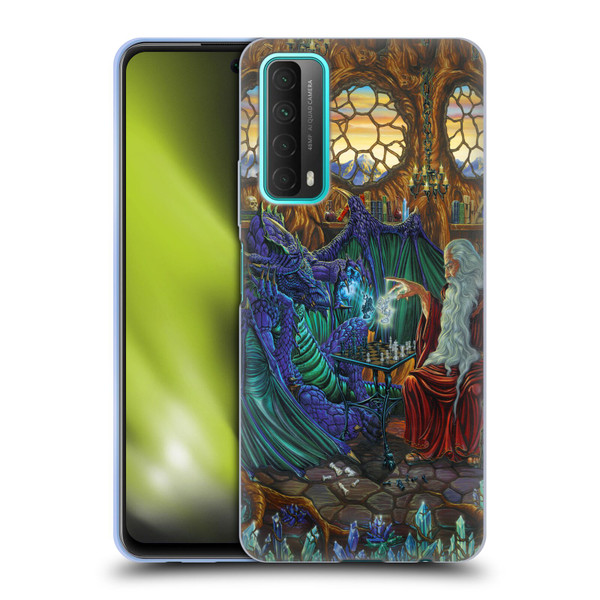 Ed Beard Jr Dragon Friendship Wizard & Dragon Soft Gel Case for Huawei P Smart (2021)