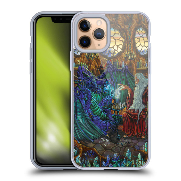 Ed Beard Jr Dragon Friendship Wizard & Dragon Soft Gel Case for Apple iPhone 11 Pro