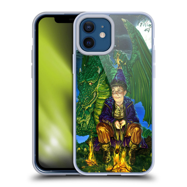 Ed Beard Jr Dragon Friendship Oops Said Soft Gel Case for Apple iPhone 12 / iPhone 12 Pro & MagSafe