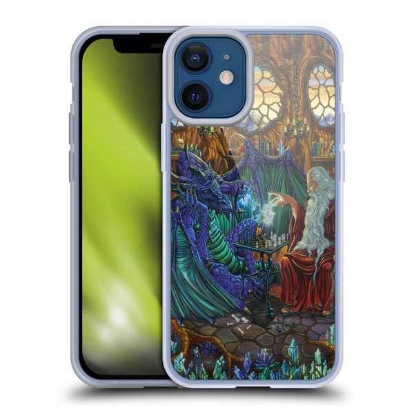 Ed Beard Jr Dragon Friendship Wizard & Dragon Soft Gel Case for Apple iPhone 12 Mini