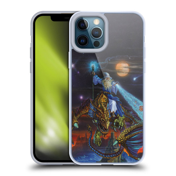 Ed Beard Jr Dragon Friendship Twilight Tempest Soft Gel Case for Apple iPhone 12 Pro Max