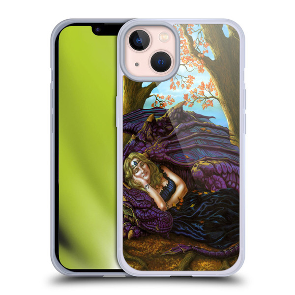 Ed Beard Jr Dragon Friendship Escape To The Land Of Nod Soft Gel Case for Apple iPhone 13