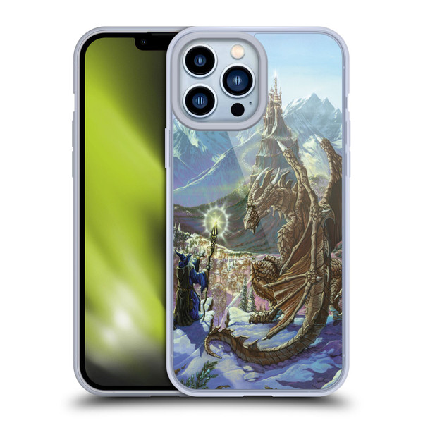 Ed Beard Jr Dragon Friendship Encounter Soft Gel Case for Apple iPhone 13 Pro Max