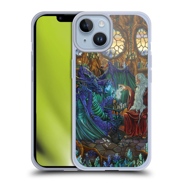 Ed Beard Jr Dragon Friendship Wizard & Dragon Soft Gel Case for Apple iPhone 14