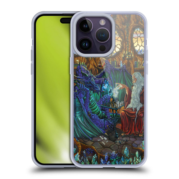 Ed Beard Jr Dragon Friendship Wizard & Dragon Soft Gel Case for Apple iPhone 14 Pro Max & MagSafe
