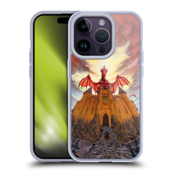 Ed Beard Jr Dragon Friendship Lord Magic Castle Soft Gel Case for Apple iPhone 14 Pro & MagSafe