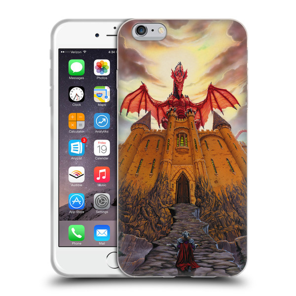 Ed Beard Jr Dragon Friendship Lord Magic Castle Soft Gel Case for Apple iPhone 6 Plus / iPhone 6s Plus