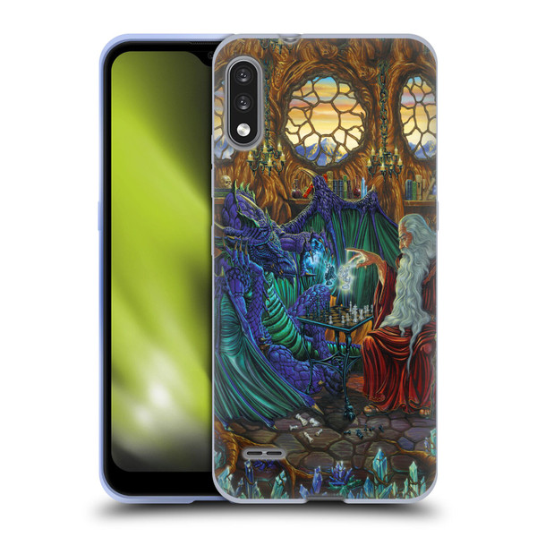 Ed Beard Jr Dragon Friendship Wizard & Dragon Soft Gel Case for LG K22