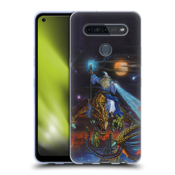 Ed Beard Jr Dragon Friendship Twilight Tempest Soft Gel Case for LG K51S