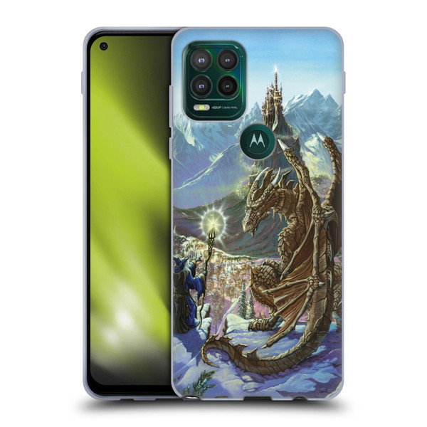 Ed Beard Jr Dragon Friendship Encounter Soft Gel Case for Motorola Moto G Stylus 5G 2021