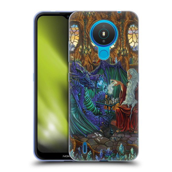 Ed Beard Jr Dragon Friendship Wizard & Dragon Soft Gel Case for Nokia 1.4