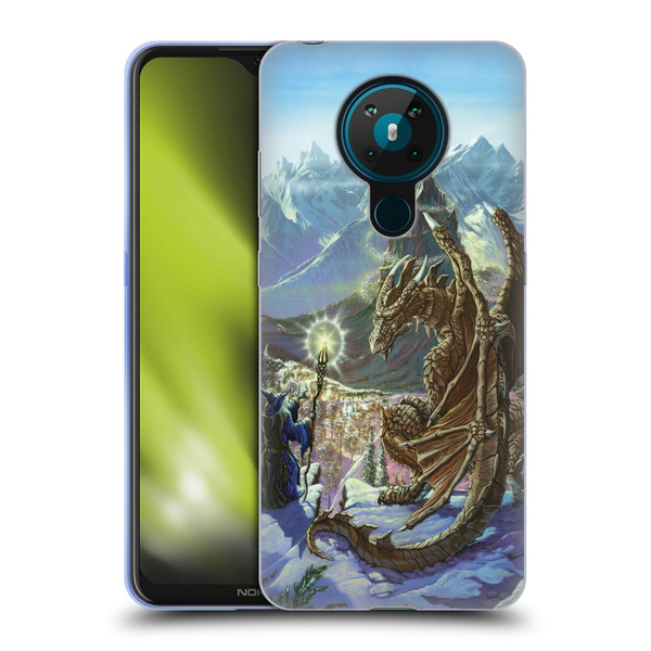 Ed Beard Jr Dragon Friendship Encounter Soft Gel Case for Nokia 5.3