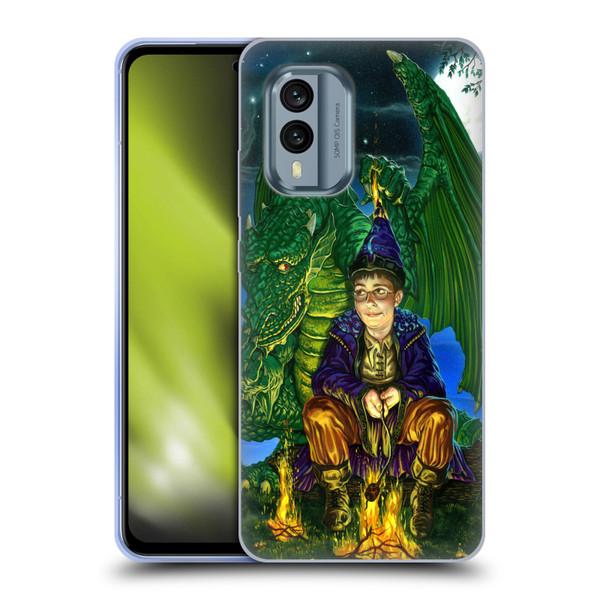 Ed Beard Jr Dragon Friendship Oops Said Soft Gel Case for Nokia X30