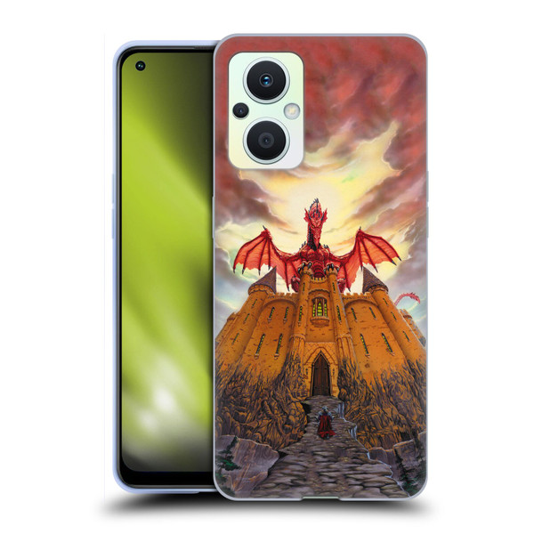 Ed Beard Jr Dragon Friendship Lord Magic Castle Soft Gel Case for OPPO Reno8 Lite