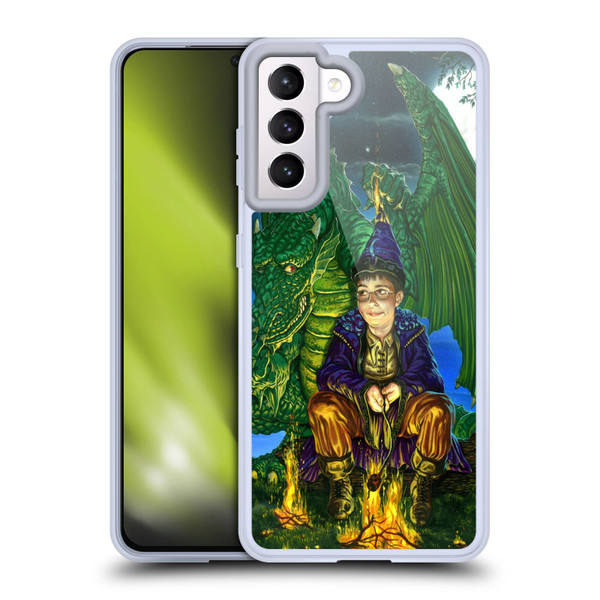 Ed Beard Jr Dragon Friendship Oops Said Soft Gel Case for Samsung Galaxy S21 5G