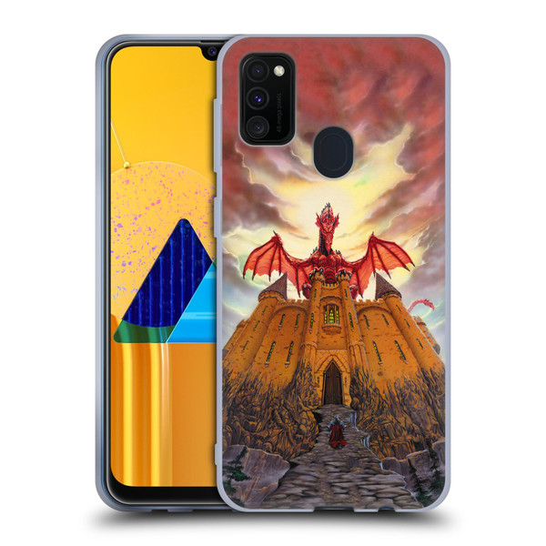 Ed Beard Jr Dragon Friendship Lord Magic Castle Soft Gel Case for Samsung Galaxy M30s (2019)/M21 (2020)