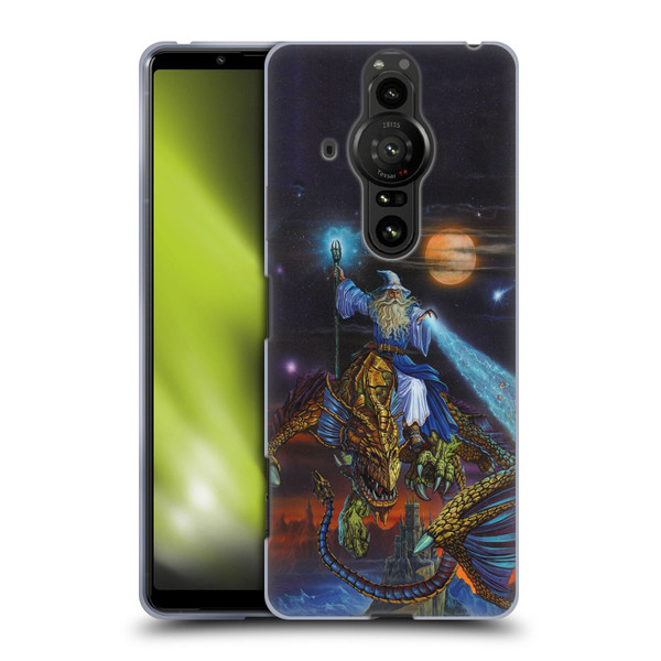 Ed Beard Jr Dragon Friendship Twilight Tempest Soft Gel Case for Sony Xperia Pro-I