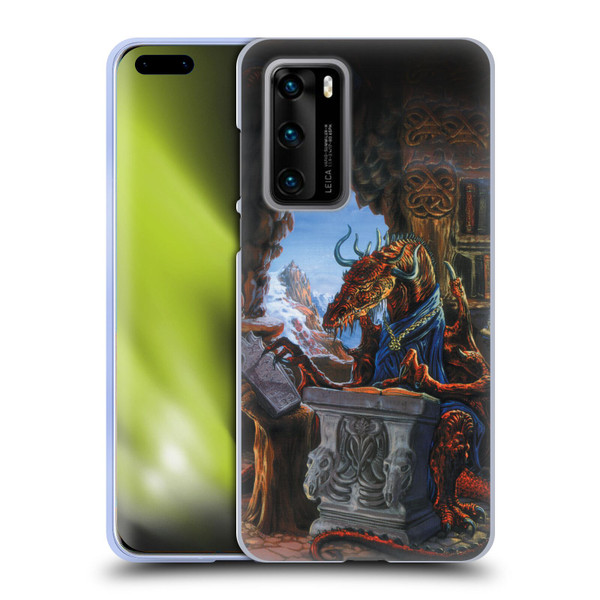 Ed Beard Jr Dragons Ancient Scholar Soft Gel Case for Huawei P40 5G