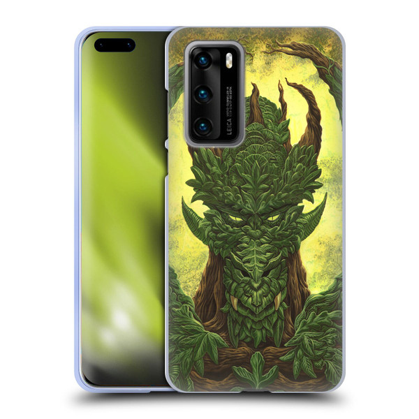 Ed Beard Jr Dragons Green Guardian Greenman Soft Gel Case for Huawei P40 5G